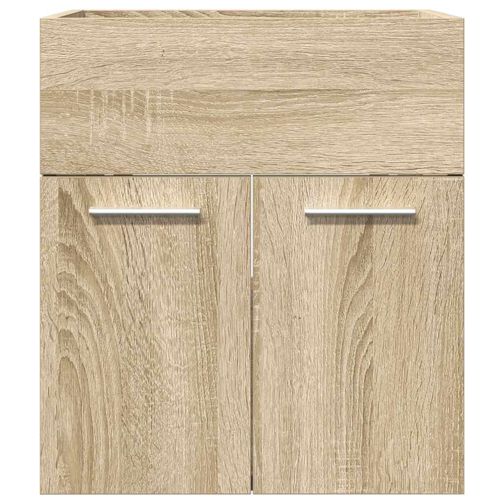 Waschbeckenschrank Sonoma-Eiche 41x38,5x46 cm Holzwerkstoff