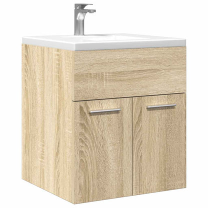 Waschbeckenschrank Sonoma-Eiche 41x38,5x46 cm Holzwerkstoff