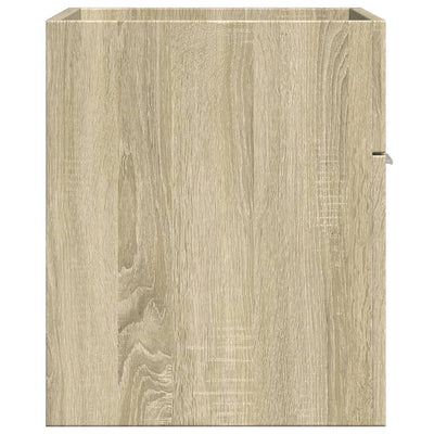 Waschbeckenunterschrank Sonoma-Eiche 60x38,5x46cm Holzwerkstoff