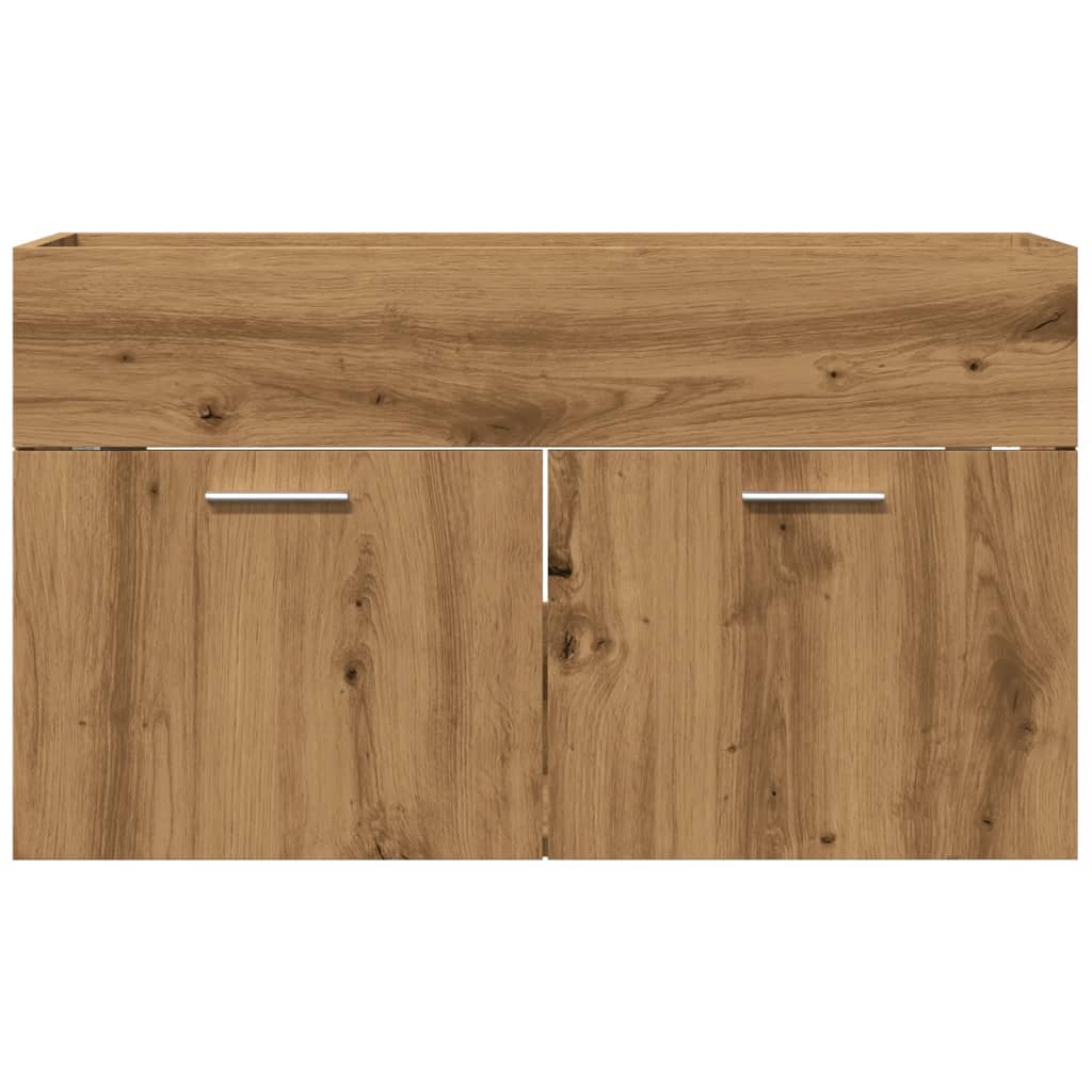 Waschbeckenunterschrank Artisan-Eiche 90x38,5x46 Holzwerkstoff