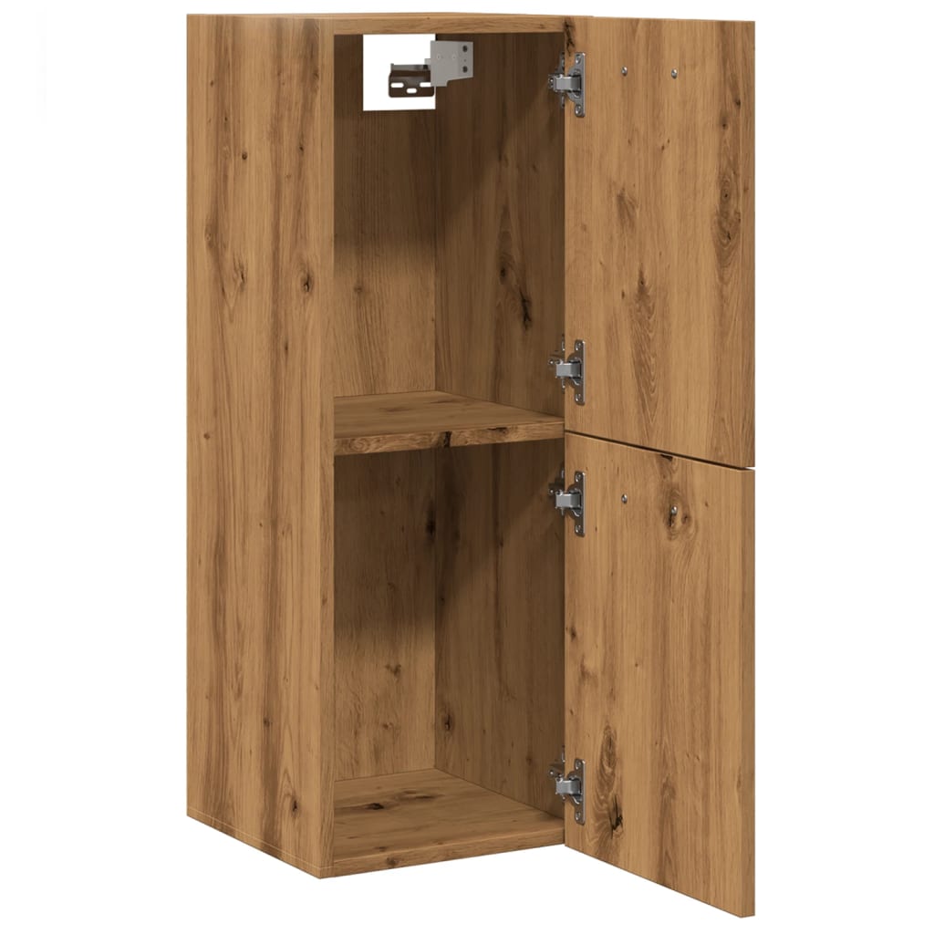 Bad-Hängeschrank Artisan-Eiche 30x30x80 cm Holzwerkstoff