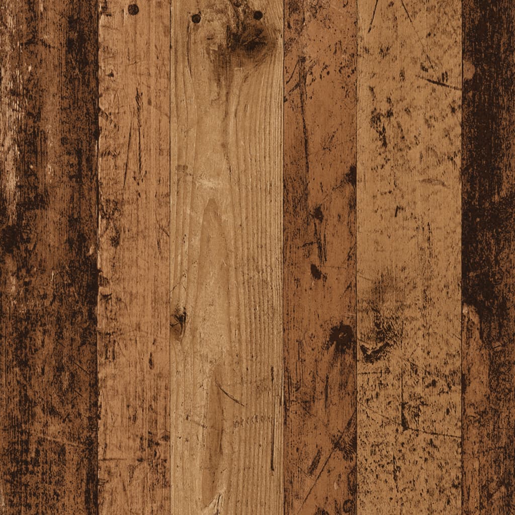 Bad-Hängeschrank Altholz-Optik 30x30x130 cm Holzwerkstoff