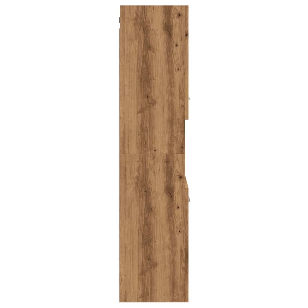 Bad-Hängeschrank Artisan-Eiche 30x30x130 cm Holzwerkstoff