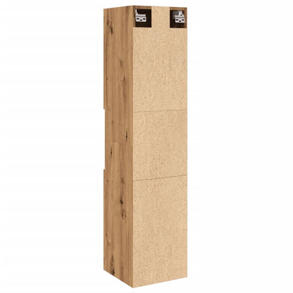 Bad-Hängeschrank Artisan-Eiche 30x30x130 cm Holzwerkstoff