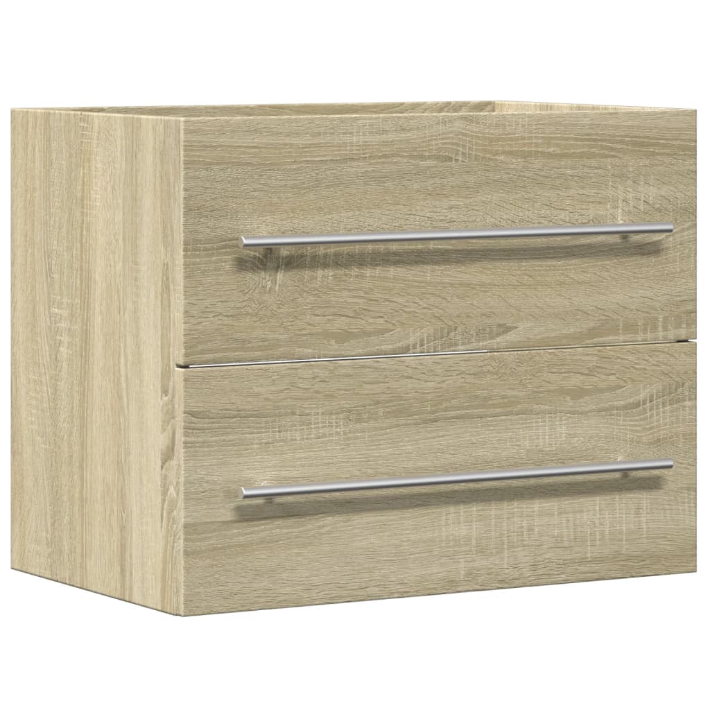 Waschbeckenunterschrank Sonoma-Eiche 60x38,5x48cm Holzwerkstoff