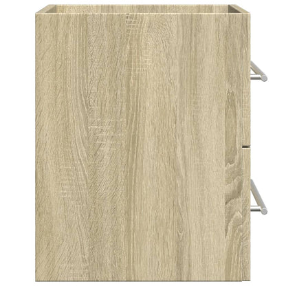 Waschbeckenunterschrank Sonoma-Eiche 60x38,5x48cm Holzwerkstoff