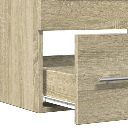 Waschbeckenunterschrank Sonoma-Eiche 60x38,5x48cm Holzwerkstoff