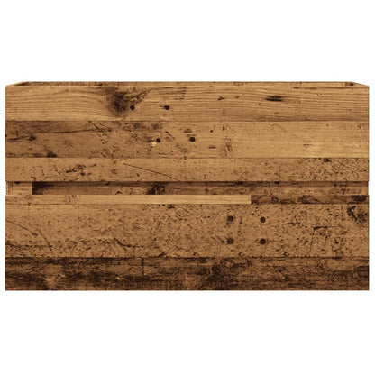 Bad-Hängeschrank Altholz-Optik 80x38,5x45 cm Holzwerkstoff