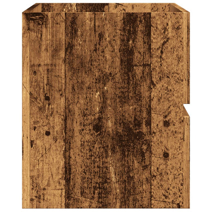 Bad-Hängeschrank Altholz-Optik 80x38,5x45 cm Holzwerkstoff