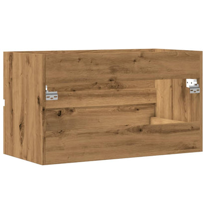 Bad-Hängeschrank Artisan-Eiche 80x38,5x45 cm Holzwerkstoff