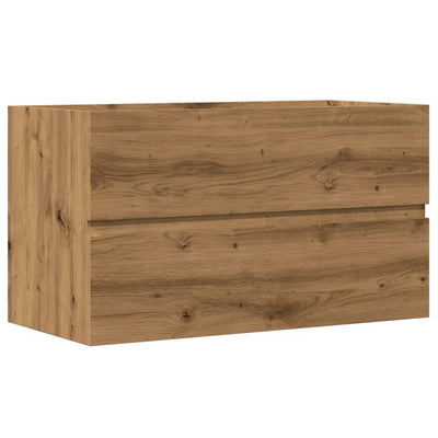 Waschbeckenunterschrank Artisan-Eiche 90x38,5x45 Holzwerkstoff