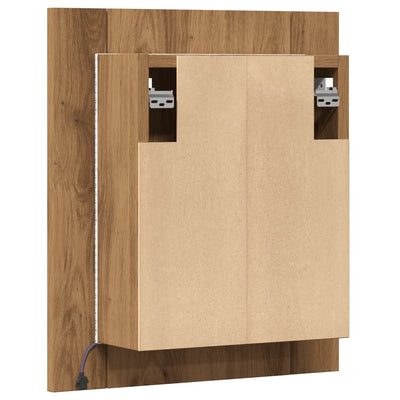 LED-Spiegelschrank Artisan-Eiche 40x12x45 cm Holzwerkstoff