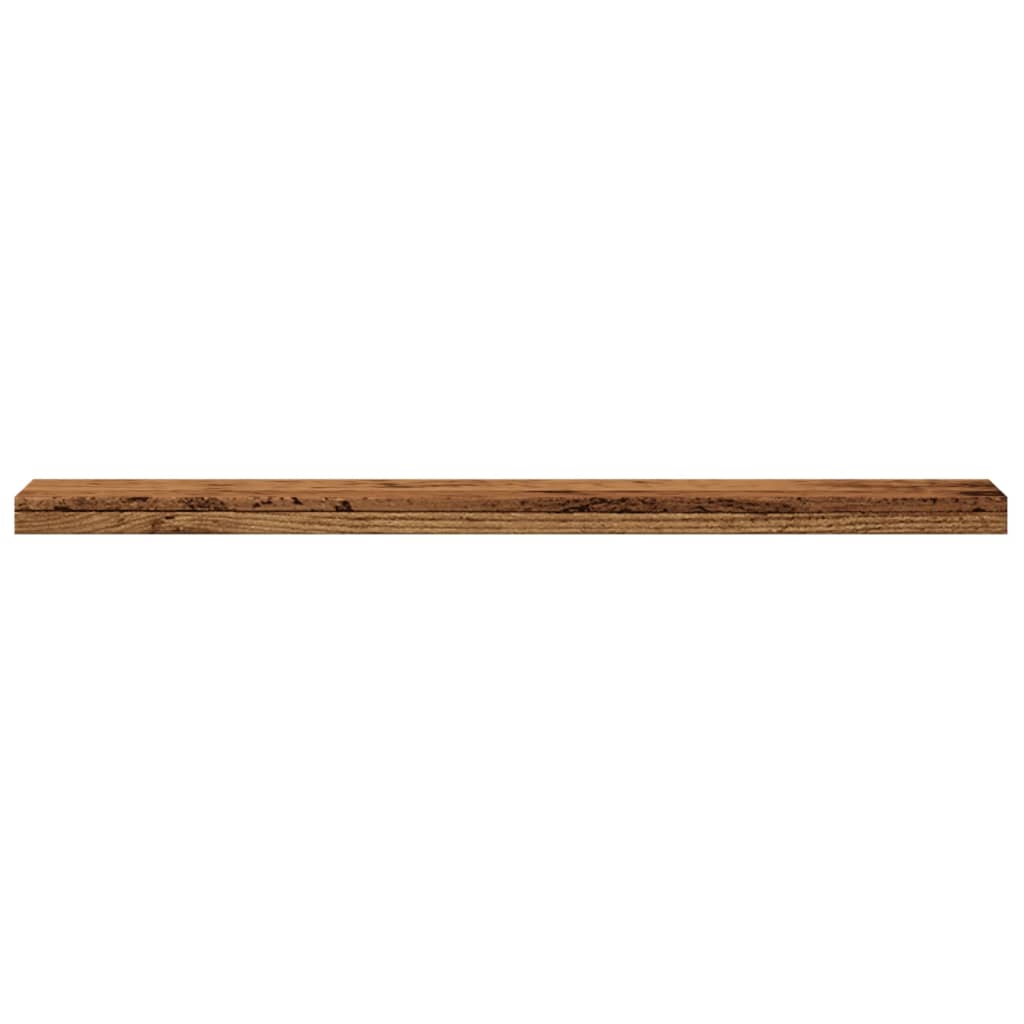 Wandregale 4 Stk. Altholz-Optik 40x10x1,5 cm Holzwerkstoff