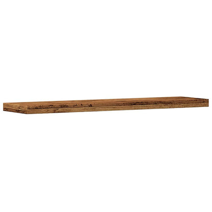 Wandregale 4 Stk. Altholz-Optik 40x20x1,5 cm Holzwerkstoff