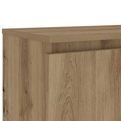 TV-Schrank mit LED-Leuchten Artisan-Eiche 120x30x36 cm