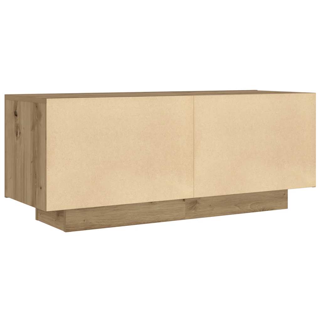 TV-Regal Artisan-Eiche 100x35x40 cm Holzwerkstoff