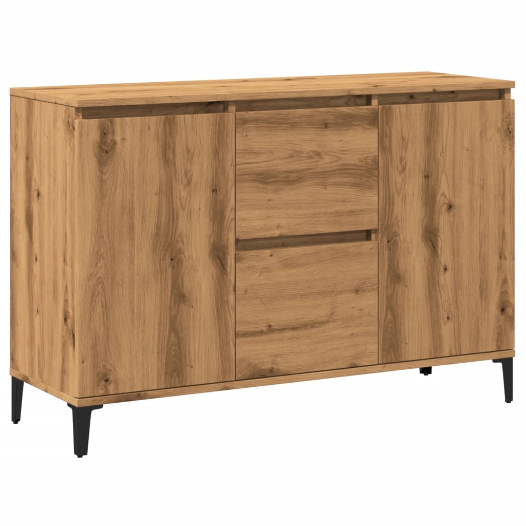 Sideboard Artisan-Eiche 102x35x70 cm Holzwerkstoff