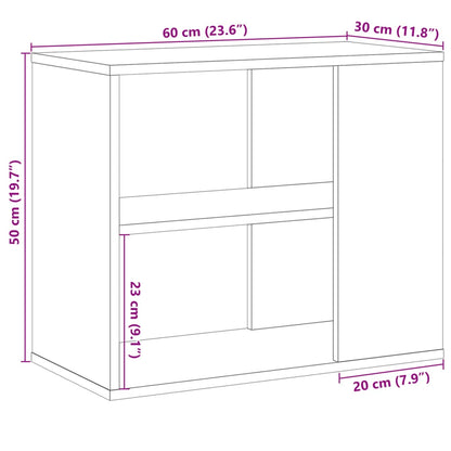 Beistellschrank Artisan-Eiche 60x30x50 cm Holzwerkstoff