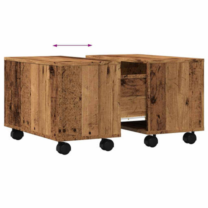 Couchtisch Altholz-Optik 60x60x38 cm Holzwerkstoff