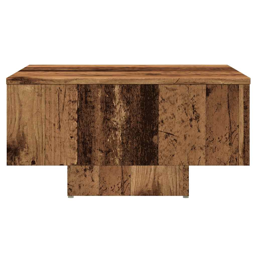 Couchtisch Altholz-Optik 60x60x31,5 cm Holzwerkstoff