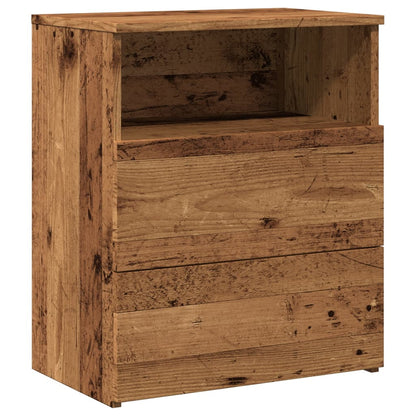 Nachttisch Altholz-Optik 50x32x60 cm Holzwerkstoff