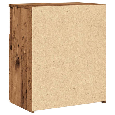 Nachttisch Altholz-Optik 50x32x60 cm Holzwerkstoff