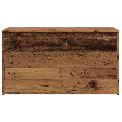 Aufbewahrungstruhe Altholz-Optik 84x42x46 cm Holzwerkstoff