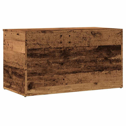 Aufbewahrungstruhe Altholz-Optik 84x42x46 cm Holzwerkstoff