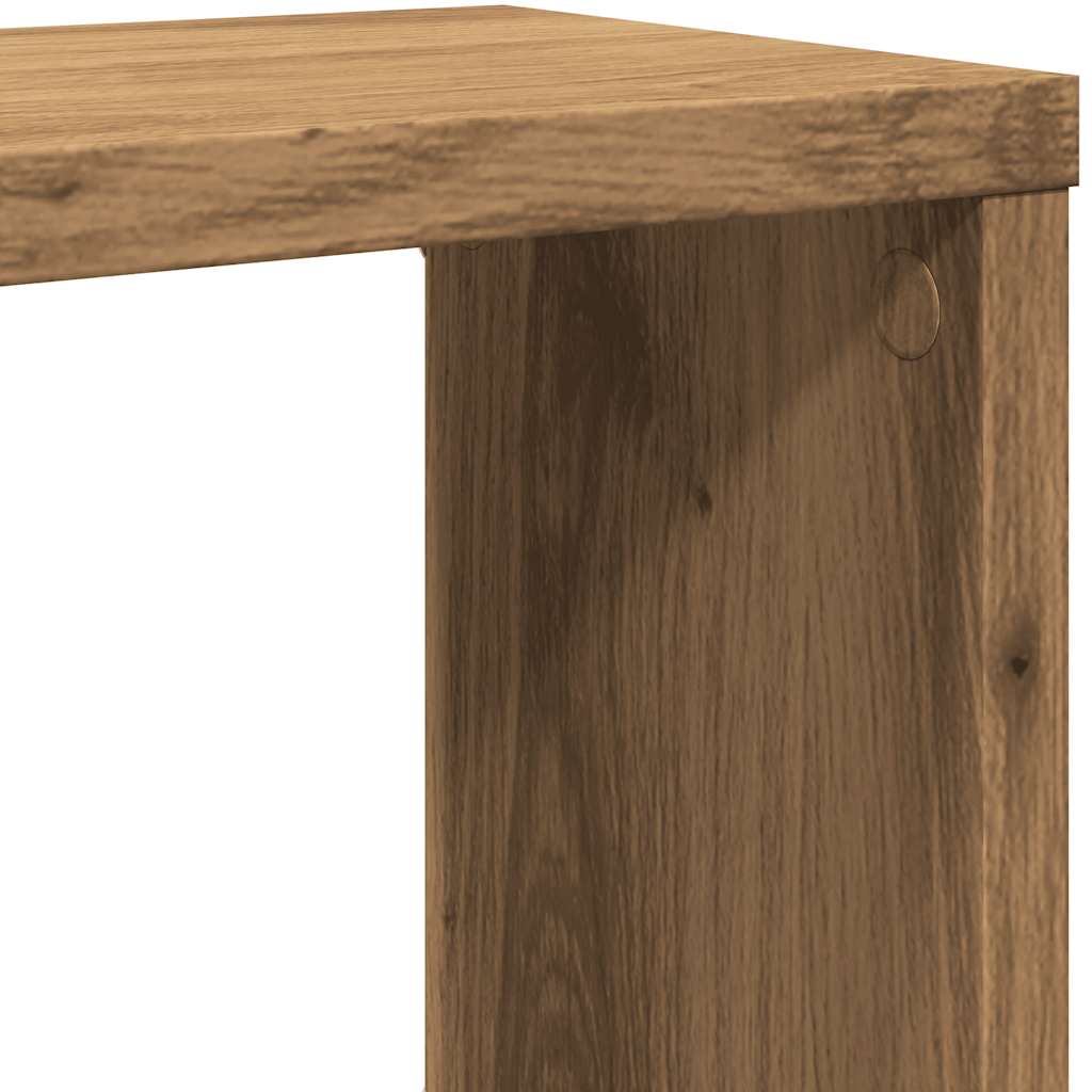 Würfel-Wandregale 2 Stk. Artisan-Eiche 60x15x23 Holzwerkstoff