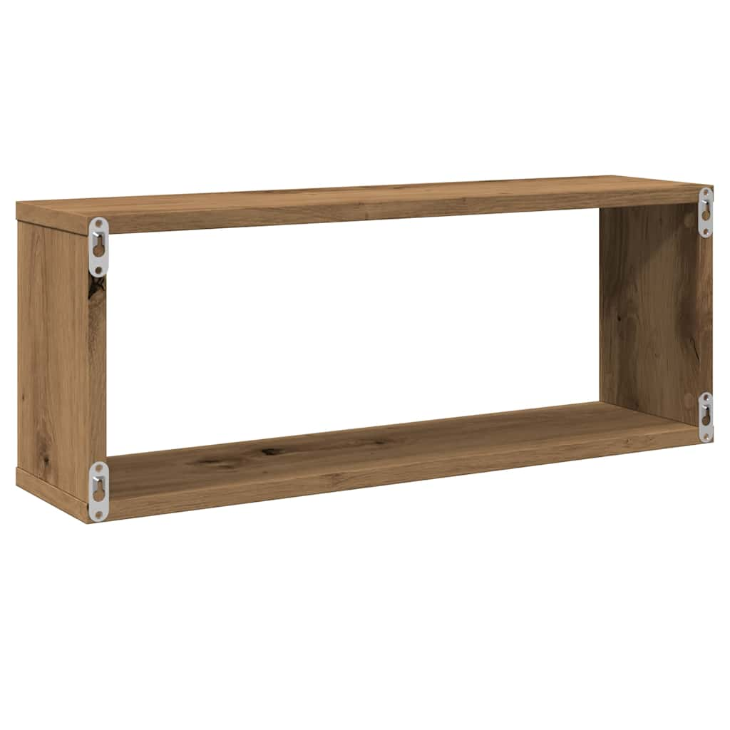 Wandregale 6 Stk. Artisan-Eiche 60x15x23 cm Holzwerkstoff