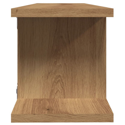 Wandregale 2 Stk. Artisan-Eiche 90x18x20 cm Holzwerkstoff