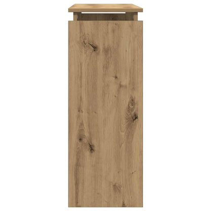 Konsolentisch Artisan-Eiche 80x30x80 cm Holzwerkstoff