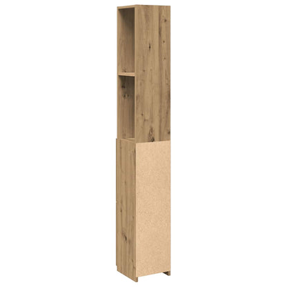 Badschrank Artisan-Eiche 25x25x170 cm Holzwerkstoff