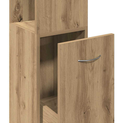 Badschrank Artisan-Eiche 25x25x170 cm Holzwerkstoff