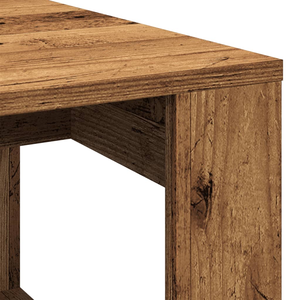 Couchtisch Altholz-Optik 102x50x35 cm Holzwerkstoff