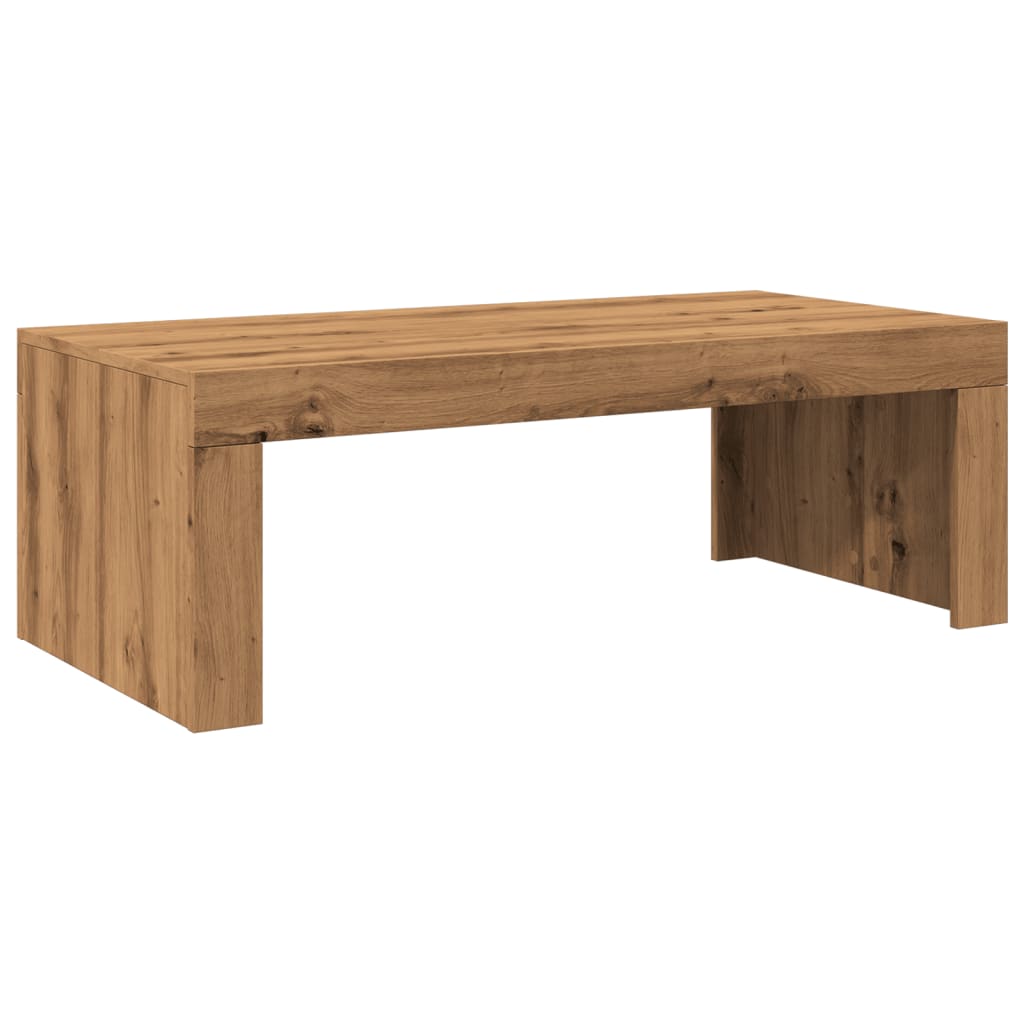 Couchtisch Artisan-Eiche 102x50x35 cm Holzwerkstoff