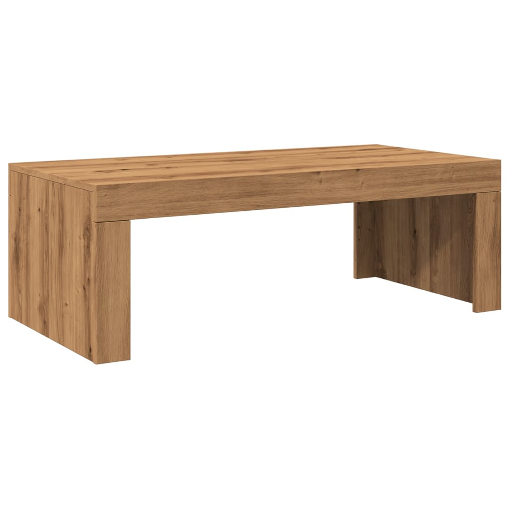 Couchtisch Artisan-Eiche 102x50x35 cm Holzwerkstoff