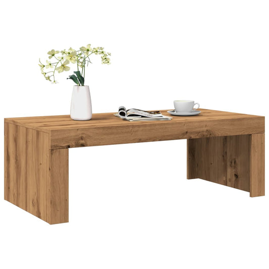 Couchtisch Artisan-Eiche 102x50x35 cm Holzwerkstoff