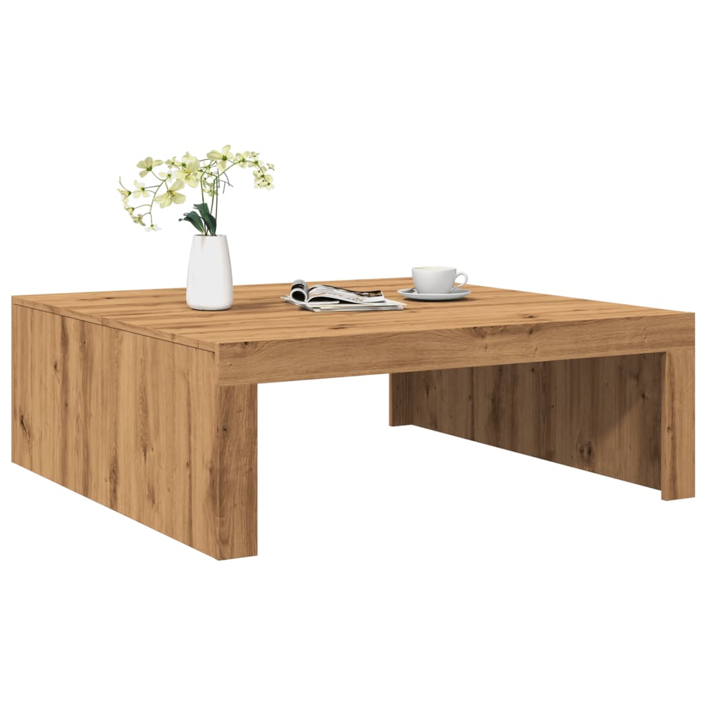 Couchtisch Artisan-Eiche 100x100x35 cm Holzwerkstoff