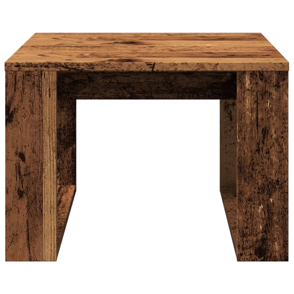 Beistelltisch Altholz-Optik 50x50x35 cm Holzwerkstoff