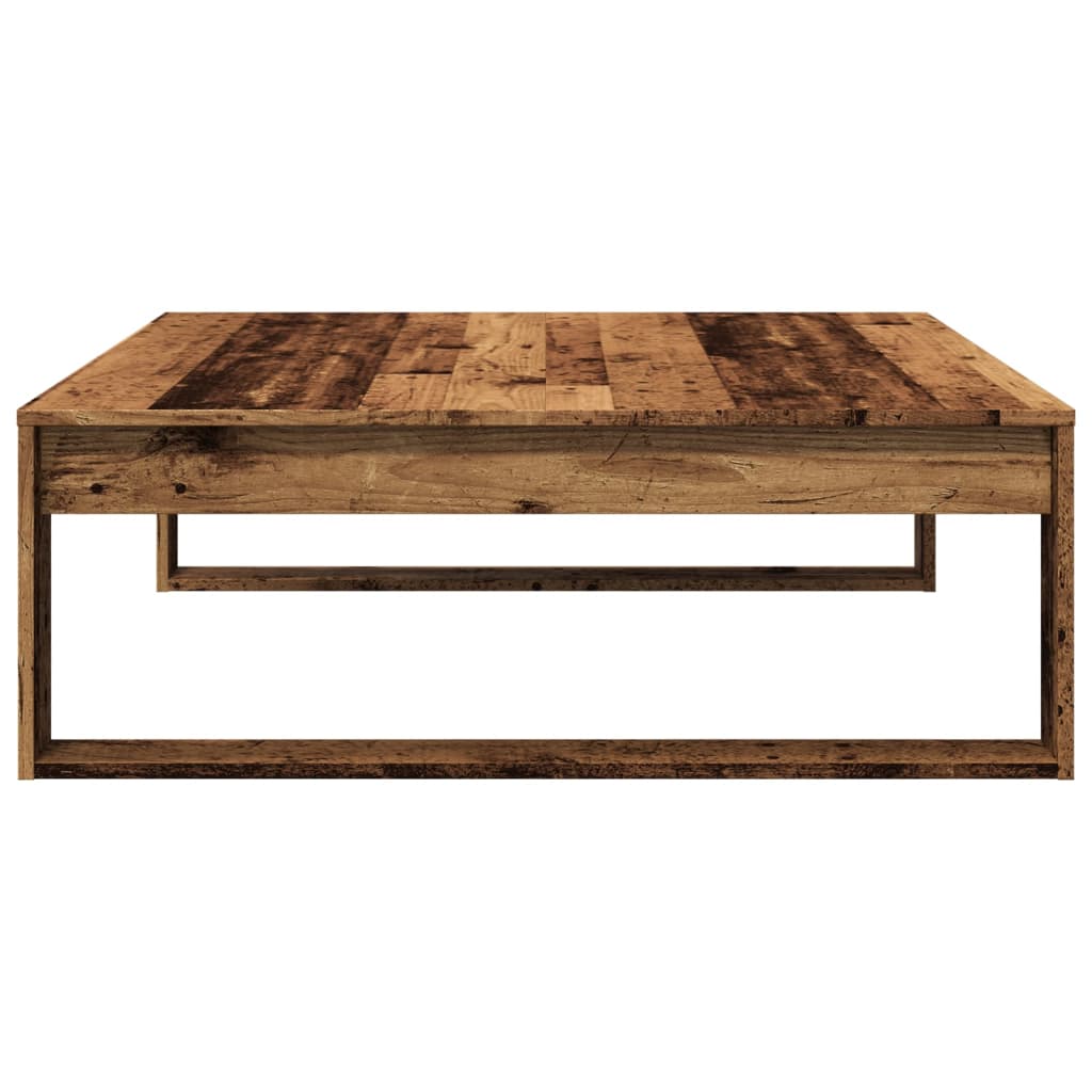 Couchtisch Altholz-Optik 100x100x35 cm Holzwerkstoff