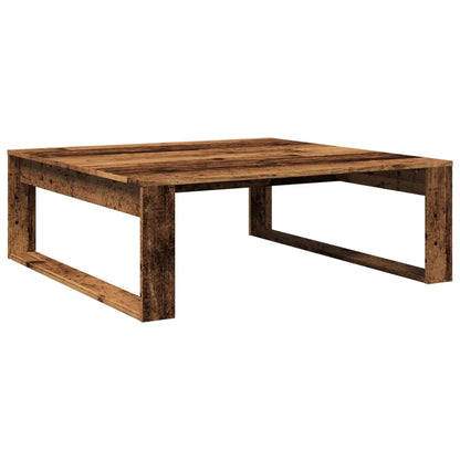 Couchtisch Altholz-Optik 100x100x35 cm Holzwerkstoff