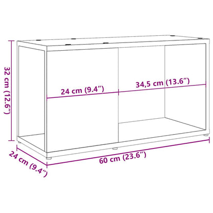 TV-Schrank Artisan-Eiche 60x24x32 cm Holzwerkstoff