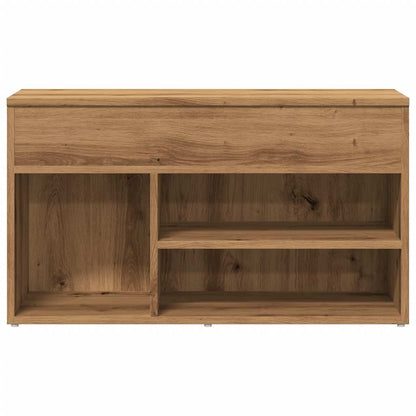 Schuhbank Artisan-Eiche 80x30x45 cm Holzwerkstoff