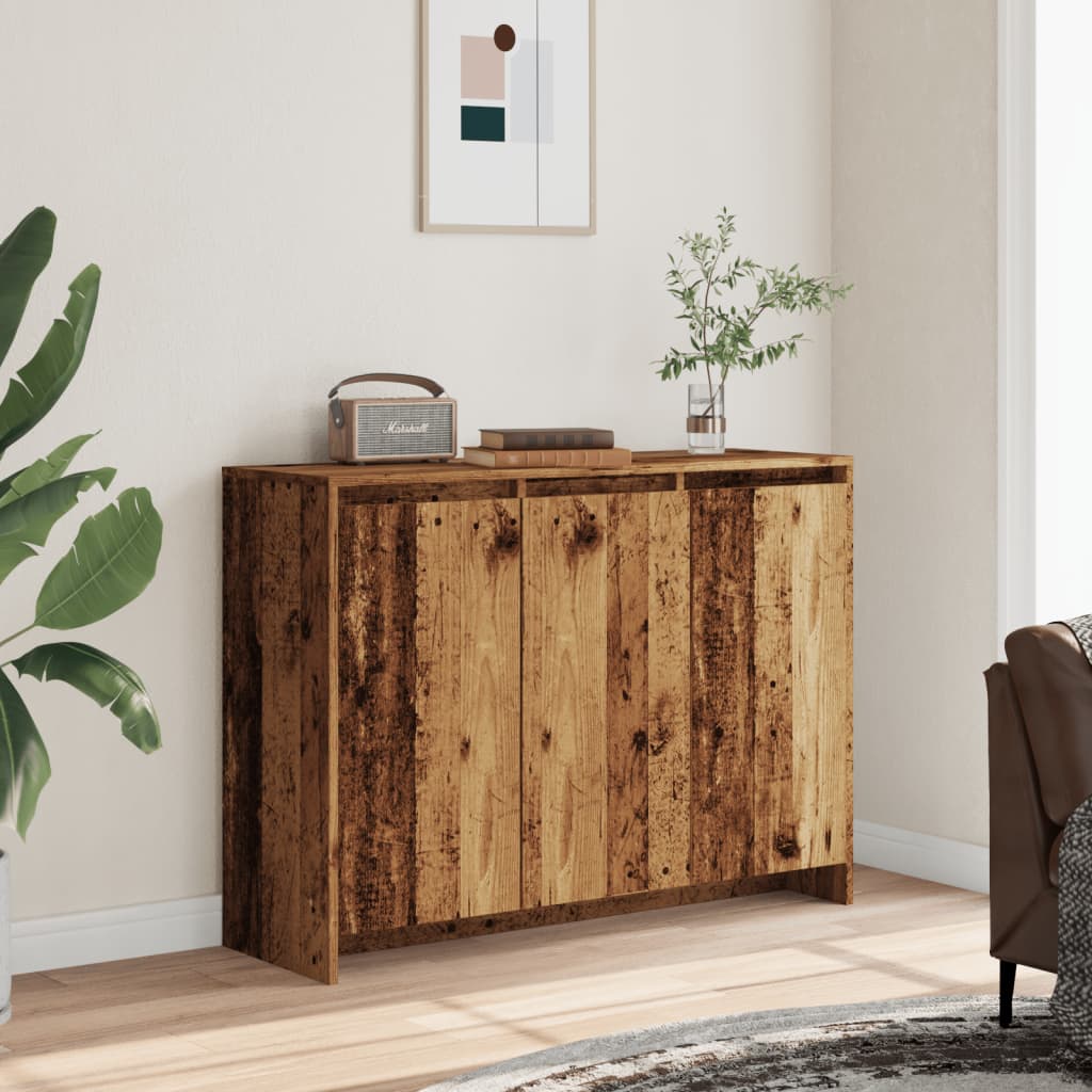 Sideboard Altholz-Optik 102x33x75 cm Holzwerkstoff