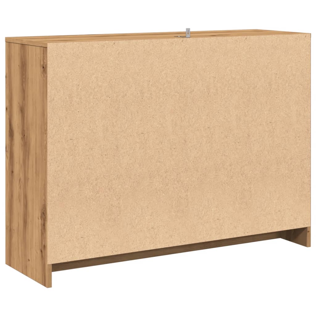 Sideboard Artisan-Eiche 102x33x75 cm Holzwerkstoff