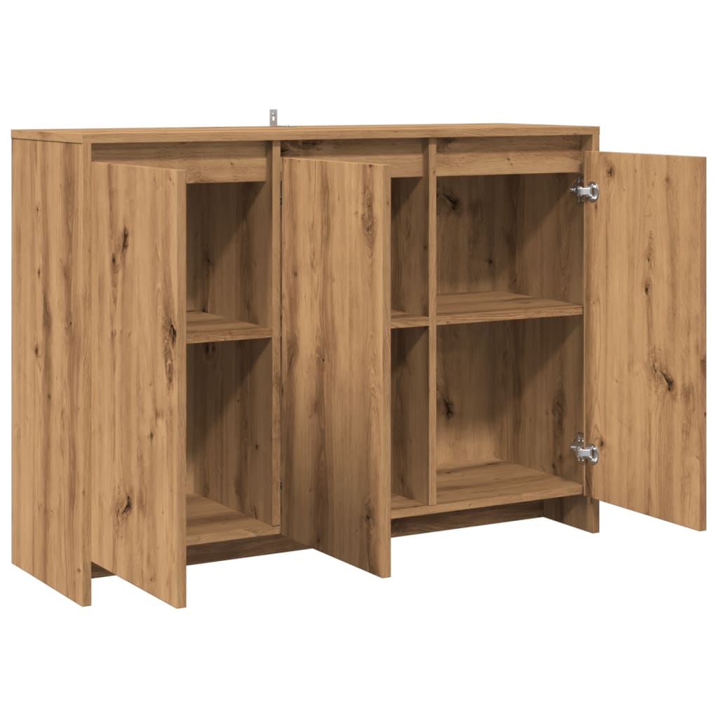 Sideboard Artisan-Eiche 102x33x75 cm Holzwerkstoff