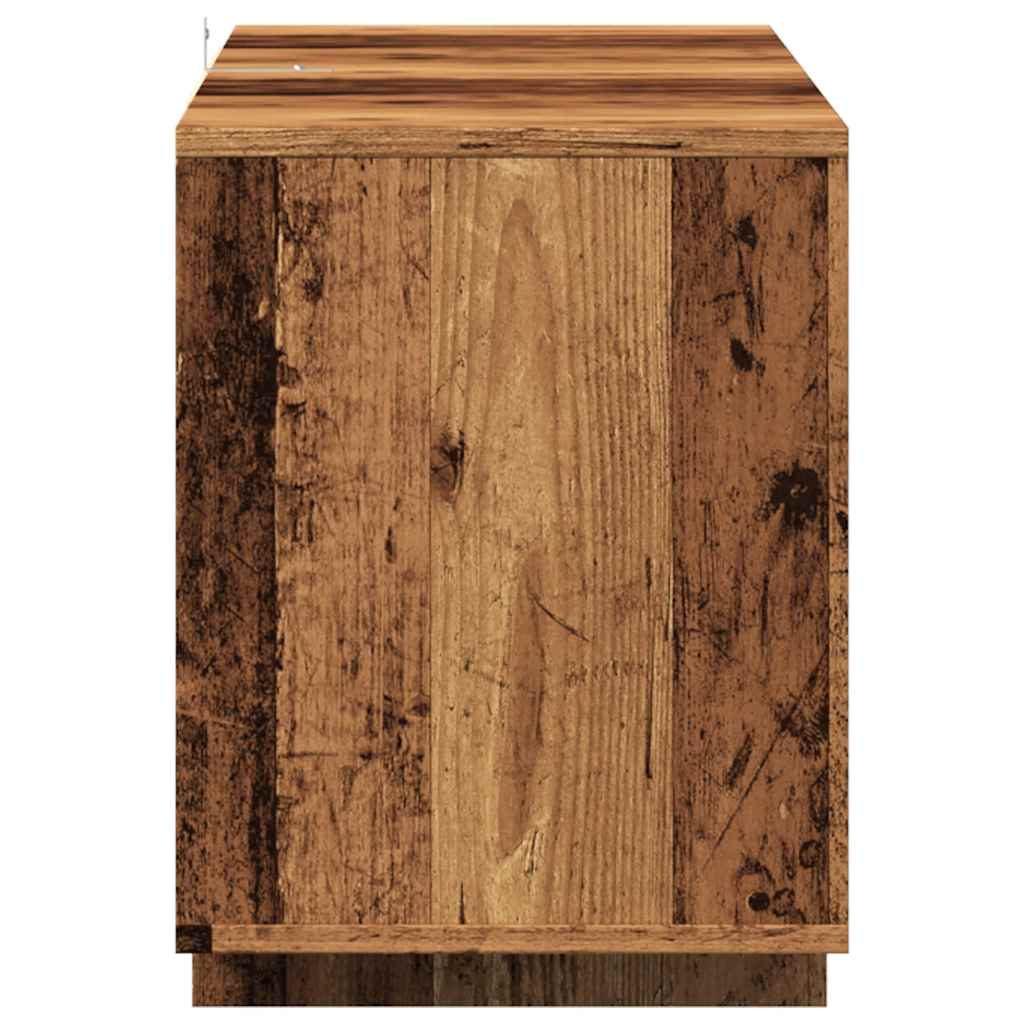 TV-Schrank Altholz-Optik 130x35x50 cm Holzwerkstoff