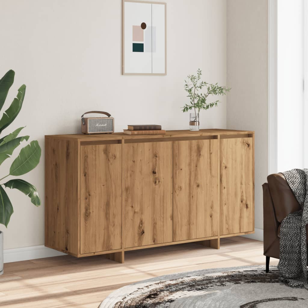 Sideboard Artisan-Eiche 135x41x75 cm Holzwerkstoff