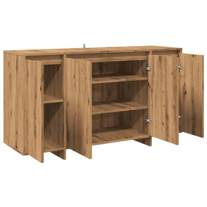 Sideboard Artisan-Eiche 135x41x75 cm Holzwerkstoff